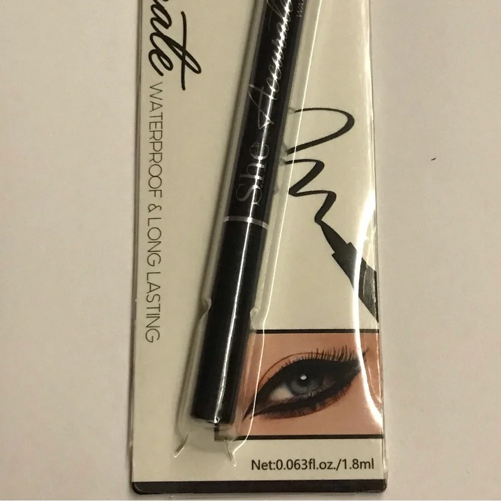 New SHE Liquid Eye Pencil Black El 101 Accentuate Waterproof Long Lasting